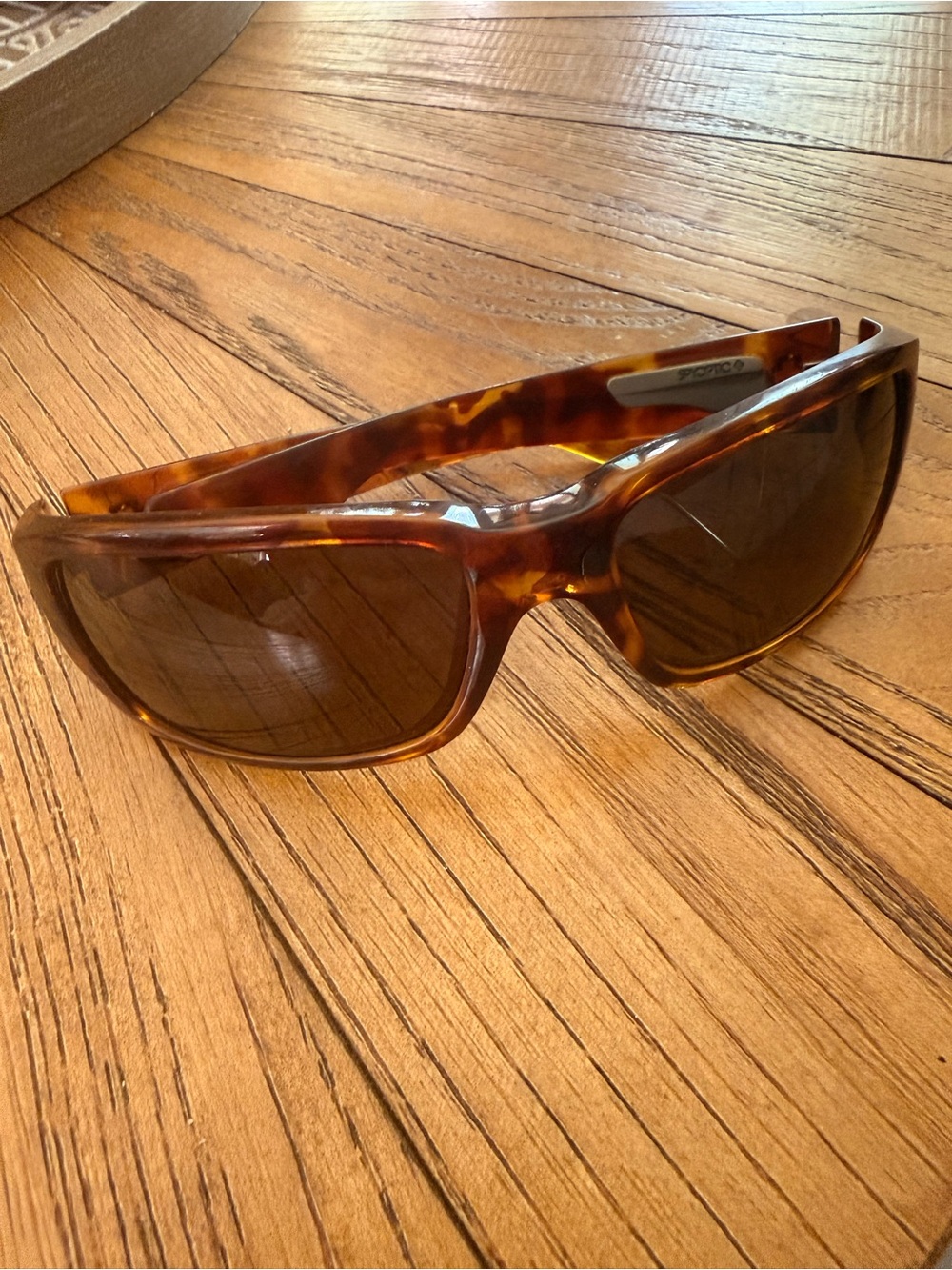 Vintage Spy Optic Tortoise Wrap Sunglasses Brown Lenses Y2K 2000s Unisex